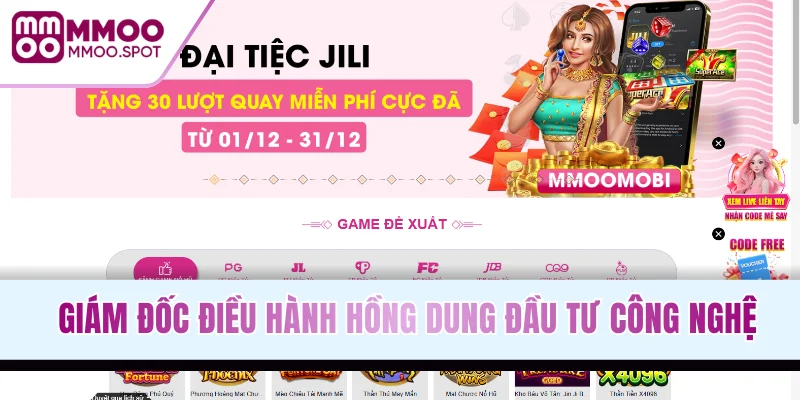 Giám đốc điều hành Hồng Dung đầu tư công nghệ